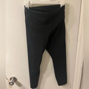 Nike black cropped leggings size M